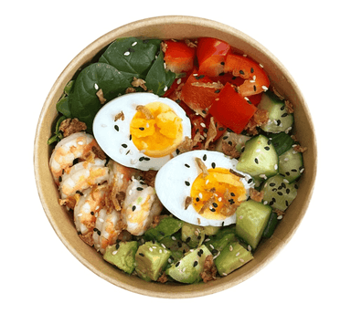 Салат з креветками