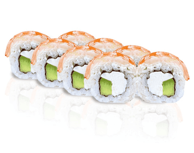 Філадельфія з креветкою та авокадо