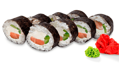 Футомакі з лососем