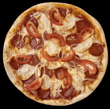 Піца "Пепероні з томатами" 40см